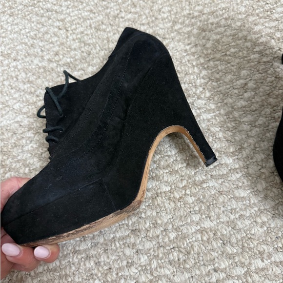 Dolce Vita back heels boots lace up suede booties size 8 - Picture 5 of 11